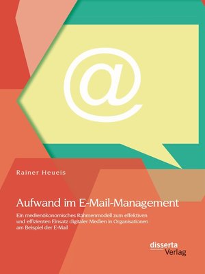 cover image of Aufwand im E-Mail-Management